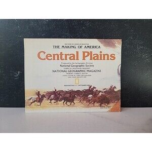 1985-9 September CENTRAL PLAINS Making of America National Geographic Map
